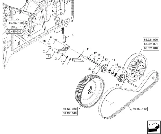 87364418 - рычаг